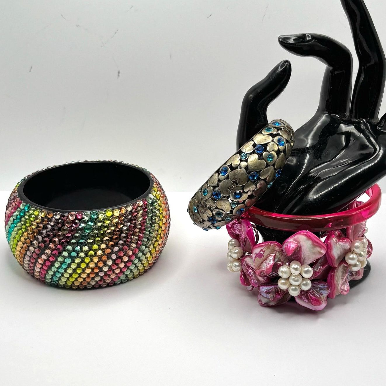 Other Y2K Pink & Yellow Floral Bracelet Bundle Size ONE SIZE - 1 Thumbnail