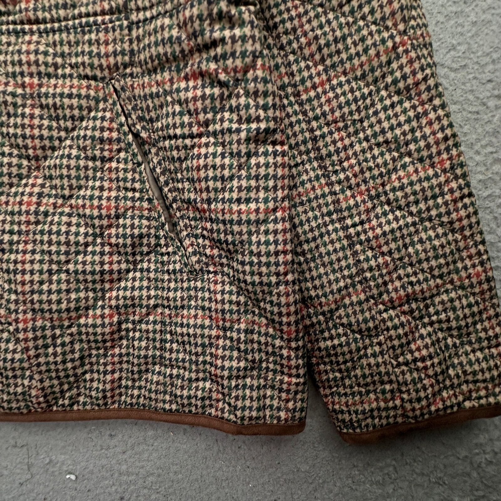 Lauren Ralph Lauren Ralph Lauren Houndstooth Quilted Coat Women XL Merlot 24480 Size XL / US 12-14 / IT 48-50 - 9 Thumbnail