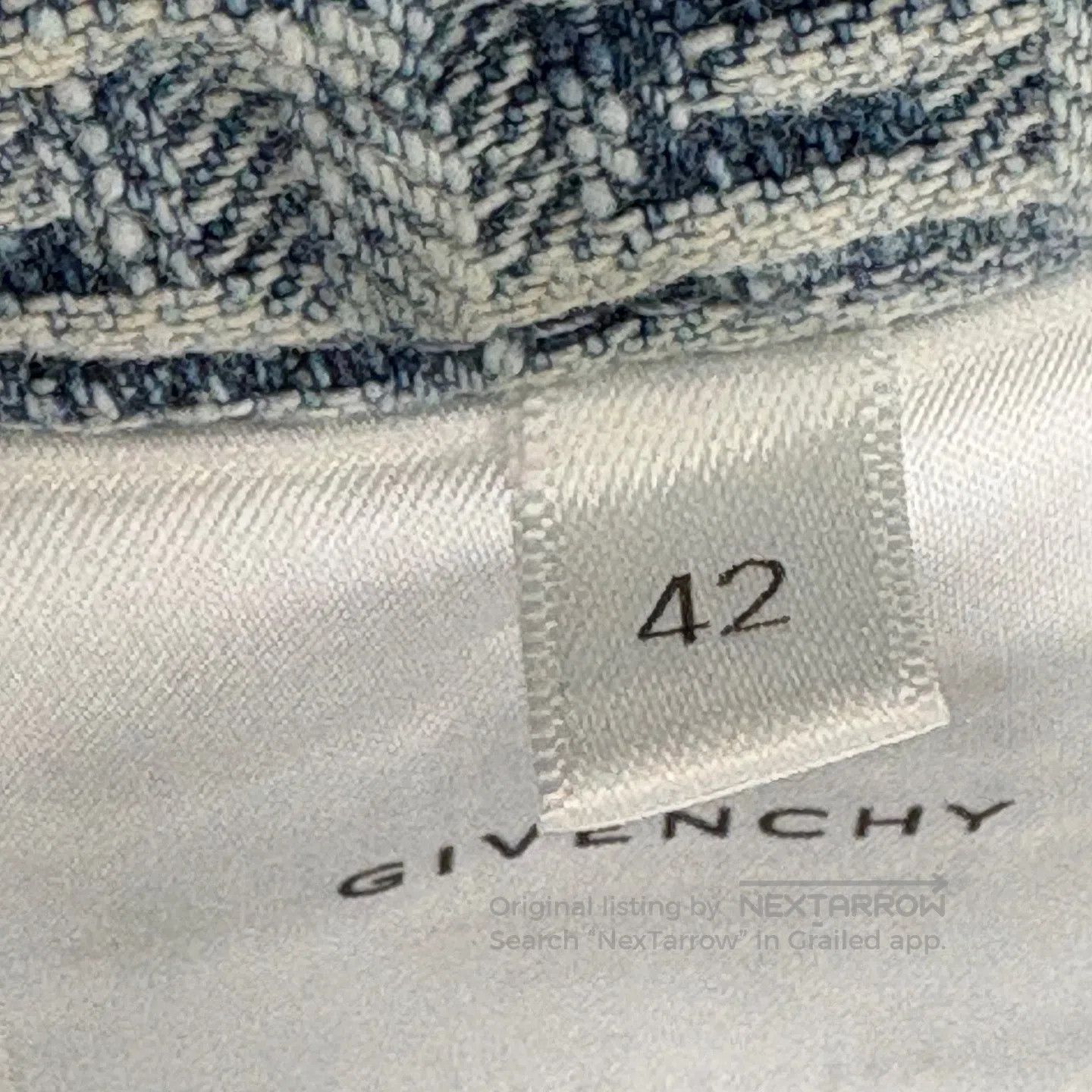 Givenchy Givenchy 4G vintage denim short skirt Size 41" - 5 Thumbnail
