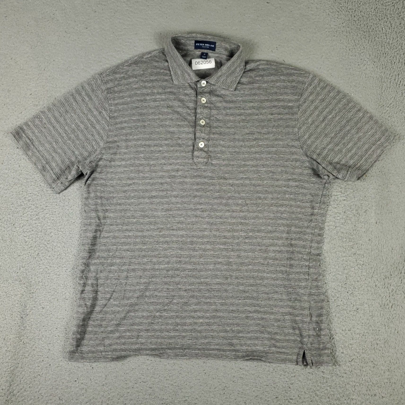 Peter Millar VINTAGE Peter Millar Polo Shirt Men Size M Gray Short Sleeve Golf Casual Size US M / EU 48-50 / 2 - 2 Thumbnail