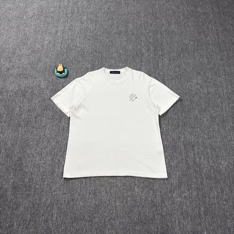 Louis Vuitton LV White Pin Short Sleeve Shirt Size US XL / EU 56 / 4 - 1 Thumbnail