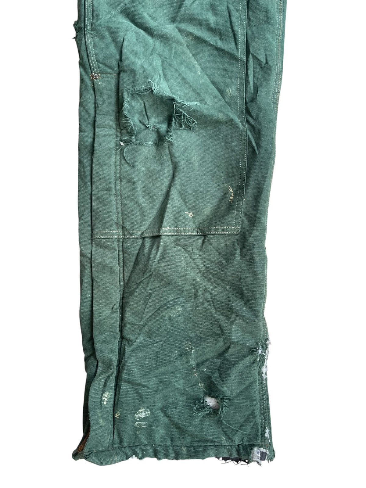 Carhartt Vintage Carhartt Distressed Sandstone Overalls Double Knee Size US 38 / EU 54 - 9 Thumbnail