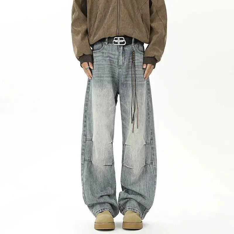 Japanese Brand Retro loose tie dye micro flared jeans Size US 32 / EU 48 - 6 Thumbnail