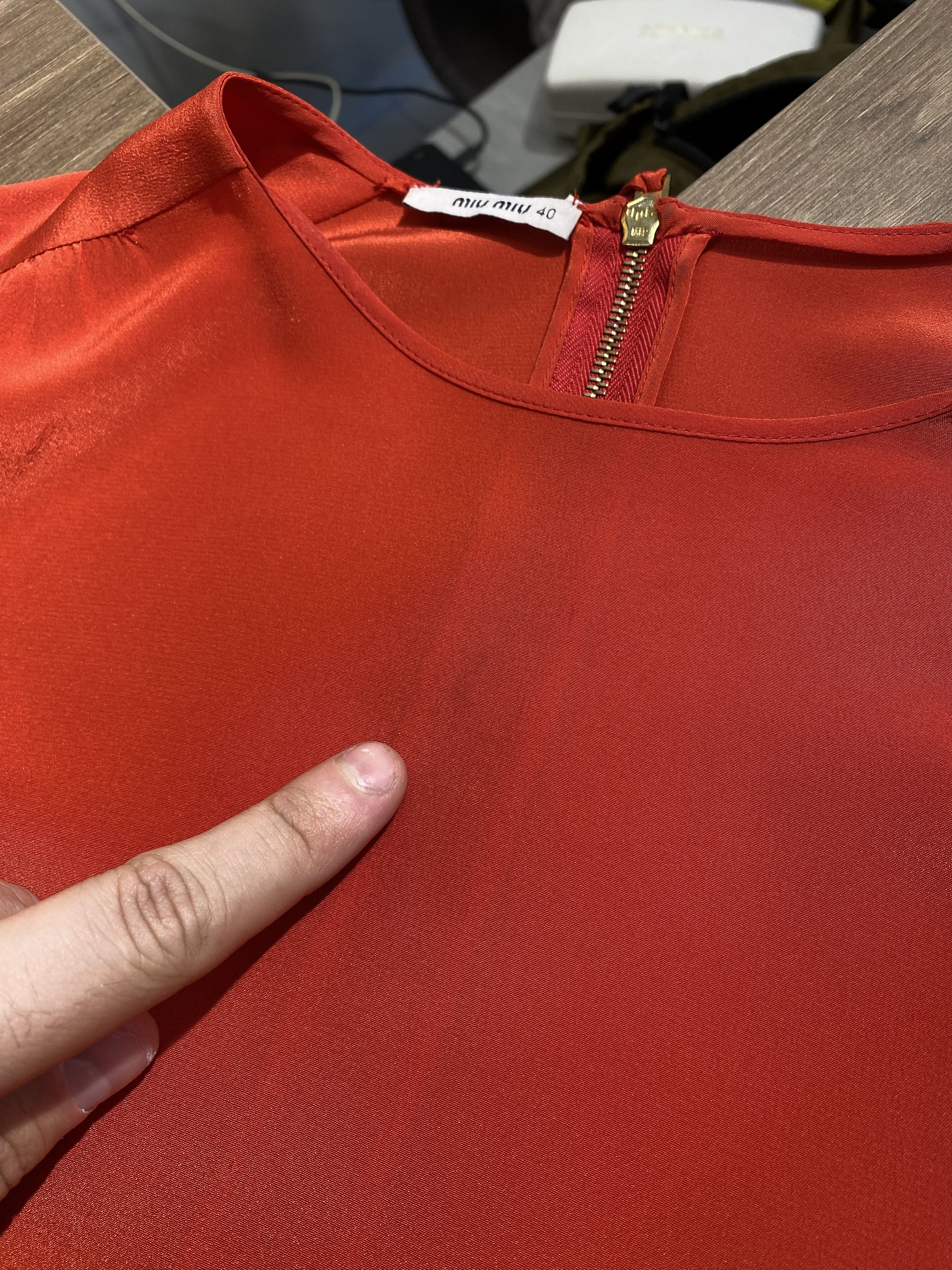 Miu Miu Rare vintage Miu Miu Red Silk Dress Size 40 Size S / US 4 / IT 40 - 17 Thumbnail