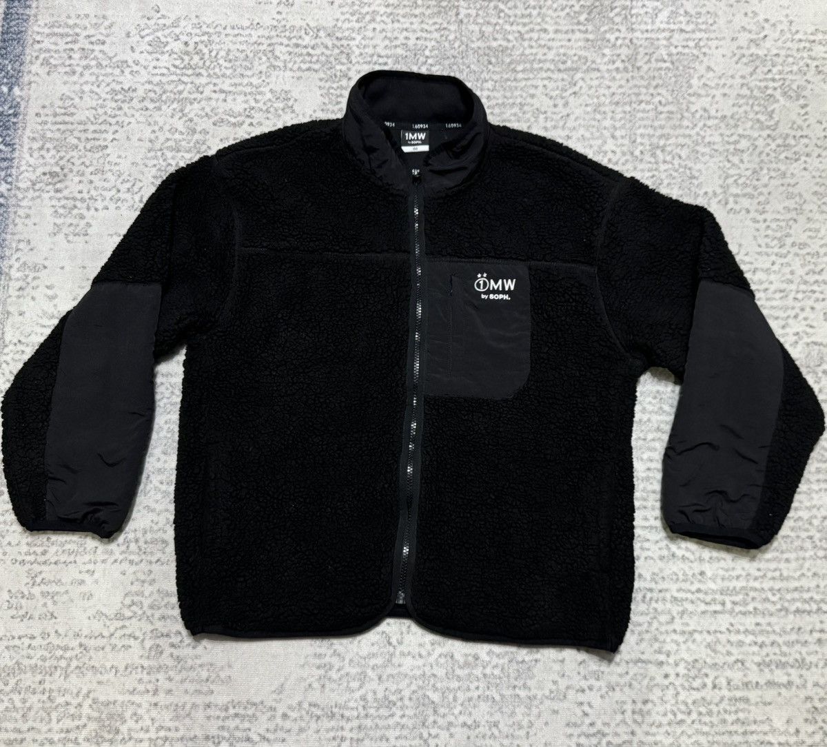 Sophnet. 1MW by SOPHNET. Black Fleece Jacket Size M / US 6-8 / IT 42-44 - 1 Thumbnail