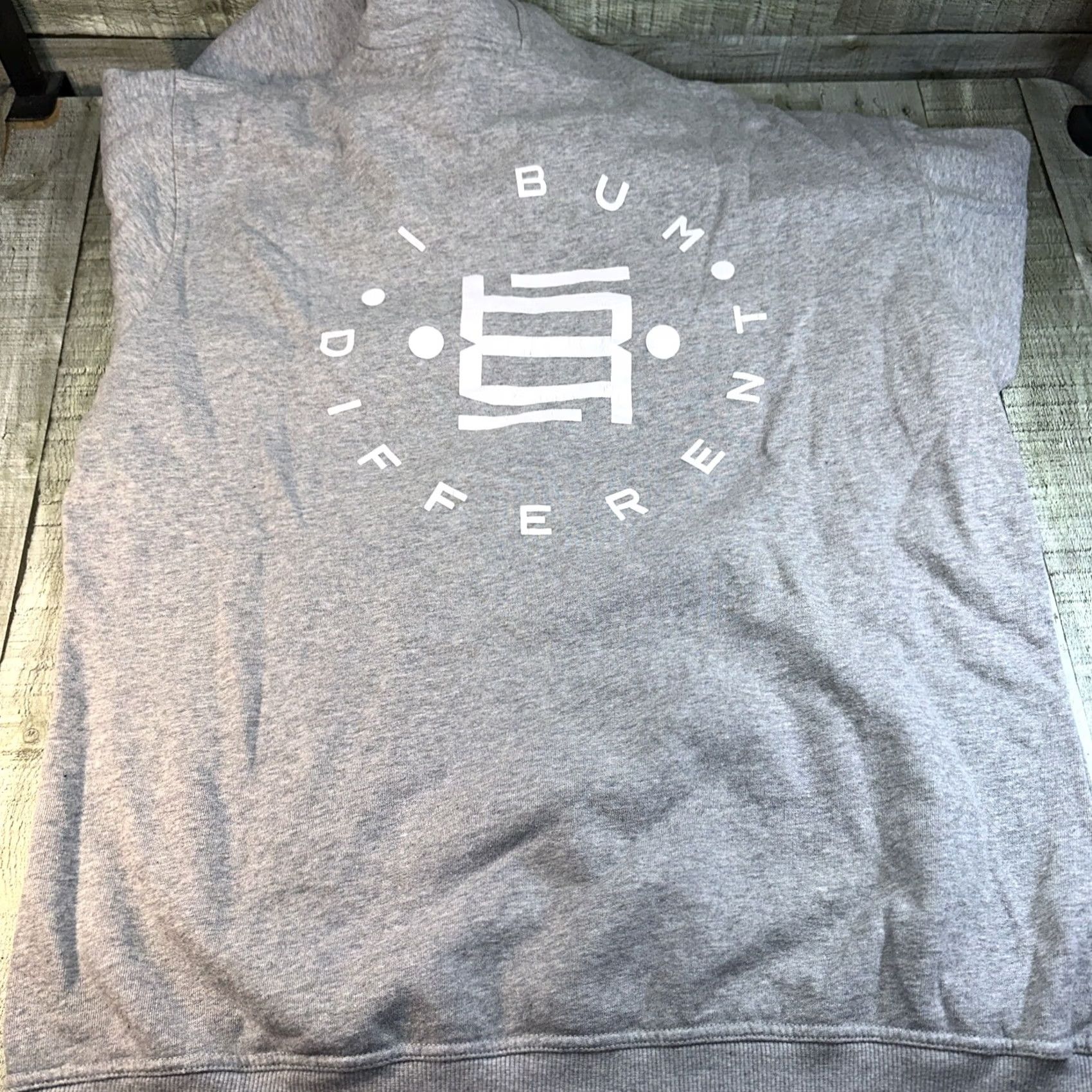 Vintage Boujee Bum Hoodie Mens XL Gray Pullover Regular Fit Xlarge Size US XL / EU 56 / 4 - 7 Thumbnail