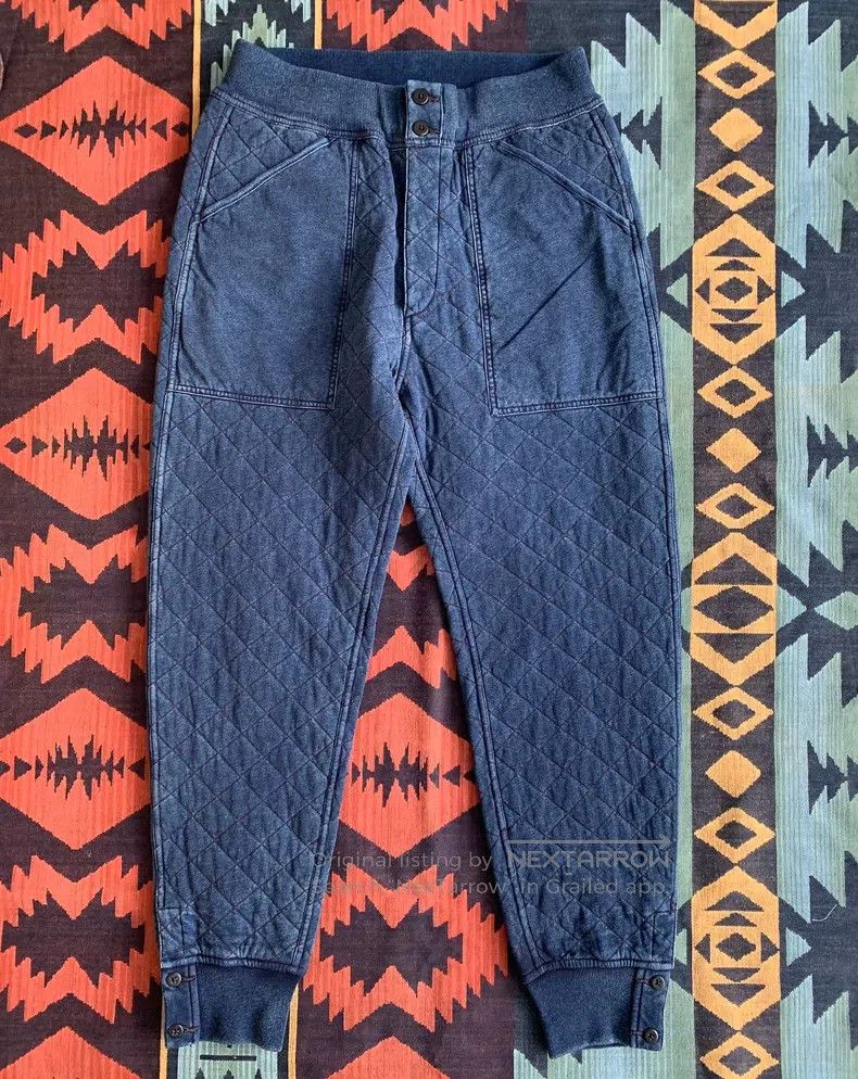 RRL Ralph Lauren RRL Ralph Lauren size L Indigo quilted cotton pants Size US 30 / EU 46 - 2 Thumbnail