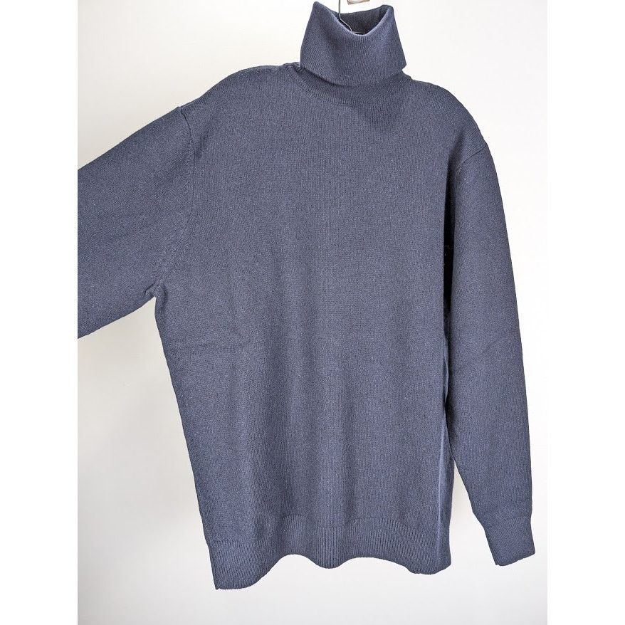 Balenciaga o1rshd1 High-Neck Sweatshirt in Blue Size US S / EU 44-46 / 1 - 8 Thumbnail