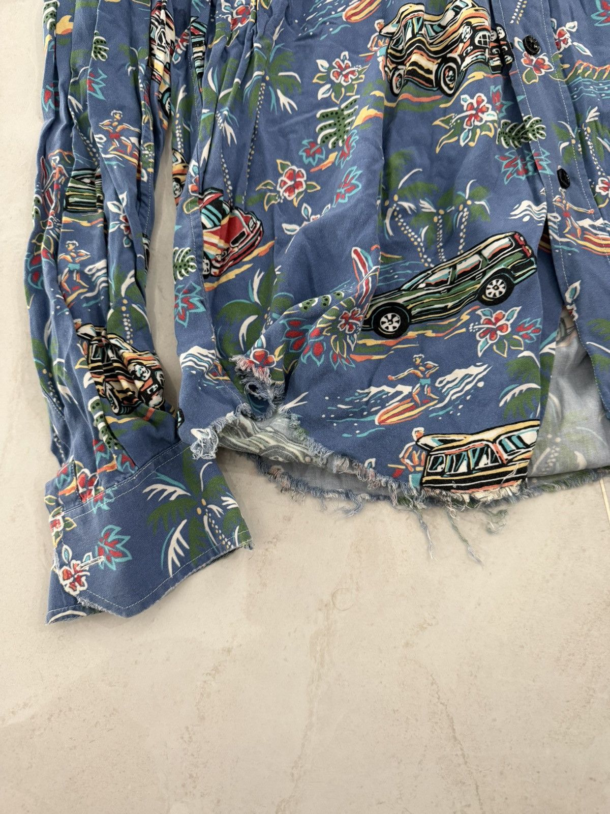 Saint Laurent Paris Saint Laurent Cuban Carshirt Raw Hem Sz.40 Size US L / EU 52-54 / 3 - 2 Thumbnail