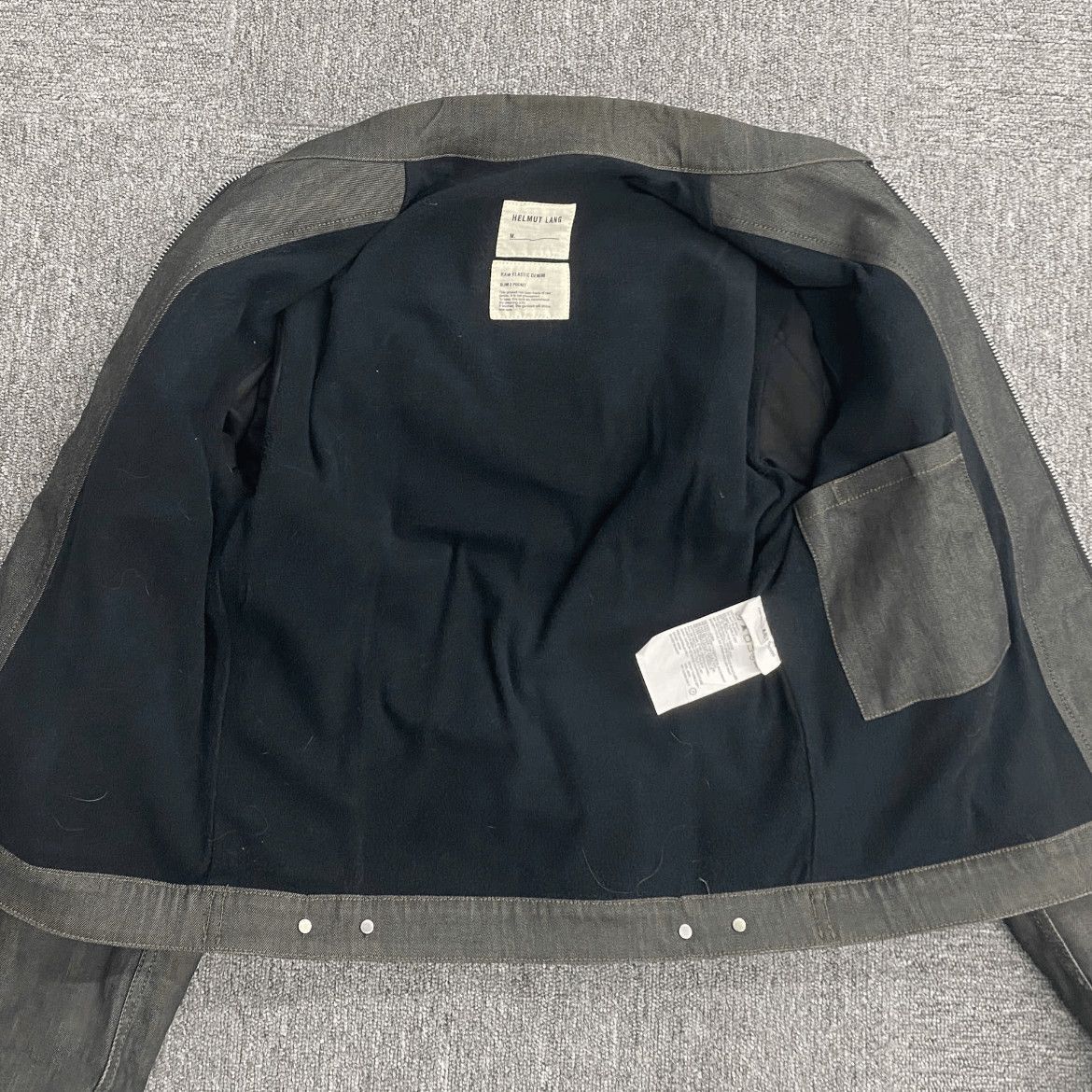 Helmut Lang Sz 46 Helmut Lang 98SS Extra Layer Classic Denim Jacket-250 Size US S / EU 44-46 / 1 - 3 Thumbnail