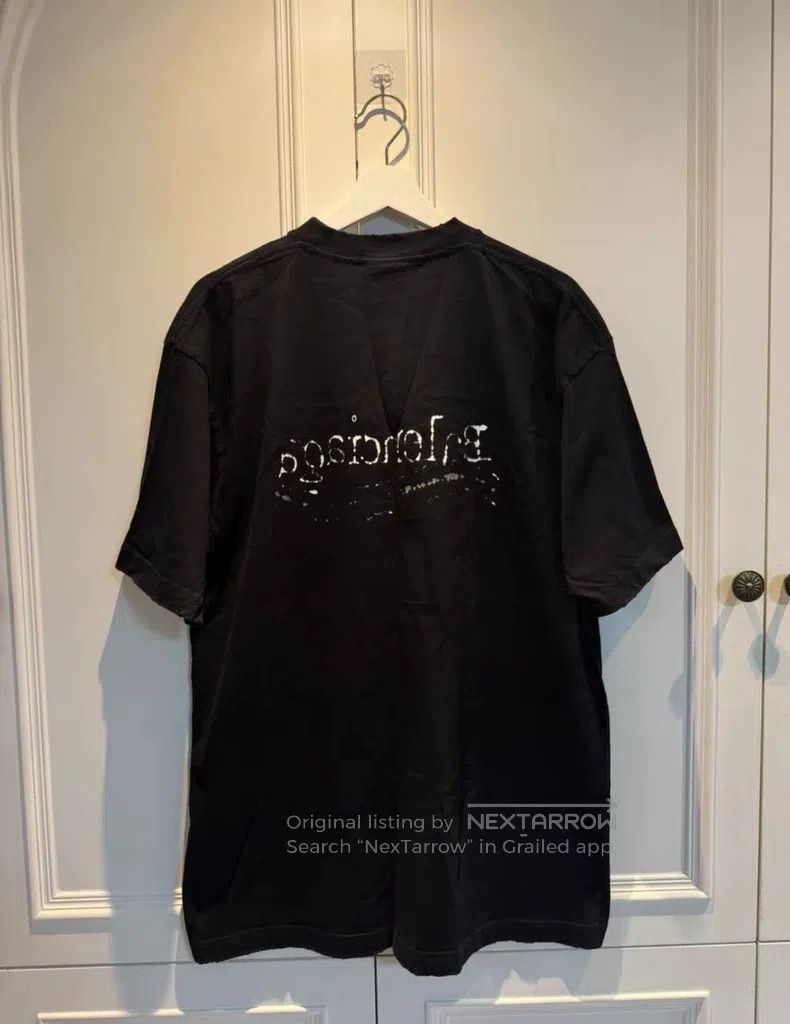 Balenciaga Balenciaga Black Distressed Graffiti Coca-Cola Short Sleev Size US XS / EU 42 / 0 - 2 Thumbnail