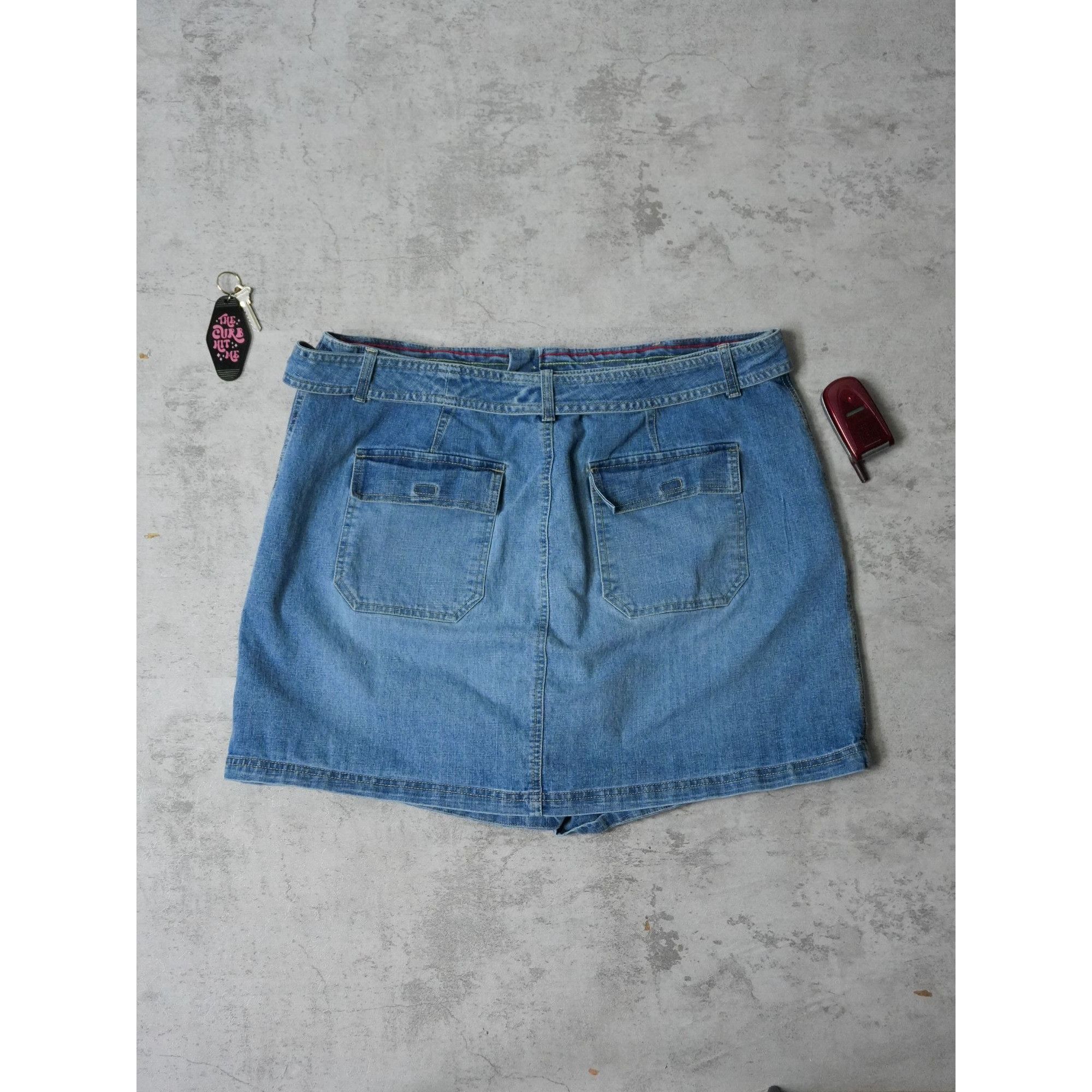 Other Y2k Grace Vanderbilt Denim Skirt Size 36" / US 14 / IT 50 - 4 Thumbnail