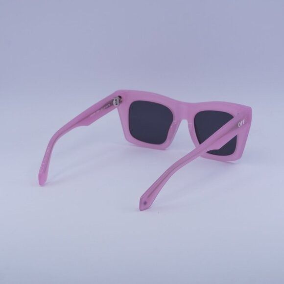 Off-White Off-White OERI13Y SELMA 3007 Sunglasses Pink Square Frame Size ONE SIZE - 4 Thumbnail