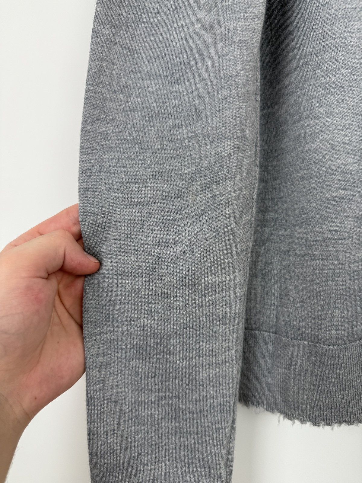 DOROTHEE SCHUMACHER Dorothee Schumacher Grey Wool Relaxed Cardigan L-XL Size XL / US 12-14 / IT 48-50 - 10 Thumbnail