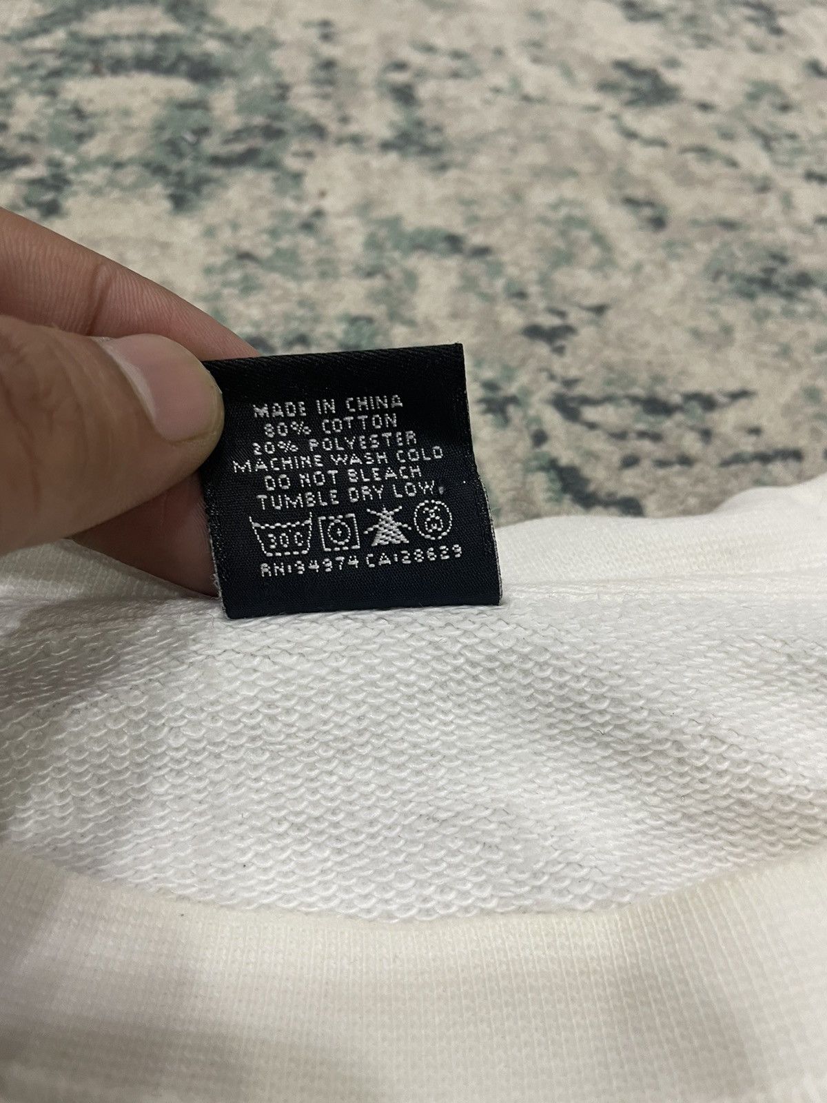 Stussy Stussy Pump It Up Crewneck White Medium Size US L / EU 52-54 / 3 - 9 Thumbnail