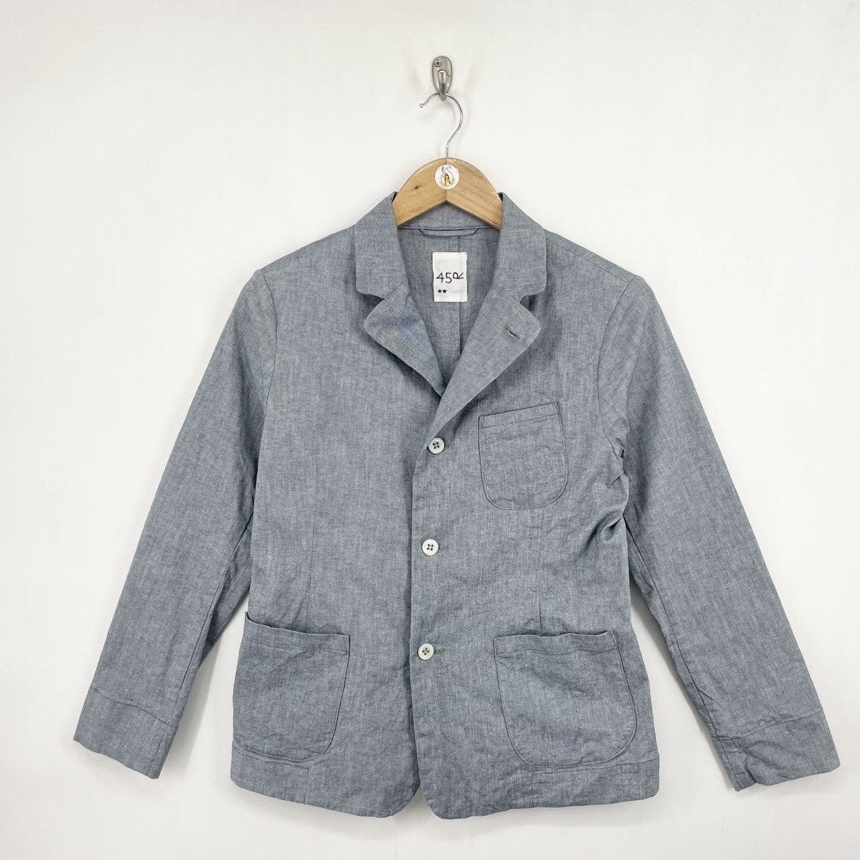 45rpm 45RPM Japan Tailored Chrambay Blazer Coat Size 38S - 1 Thumbnail