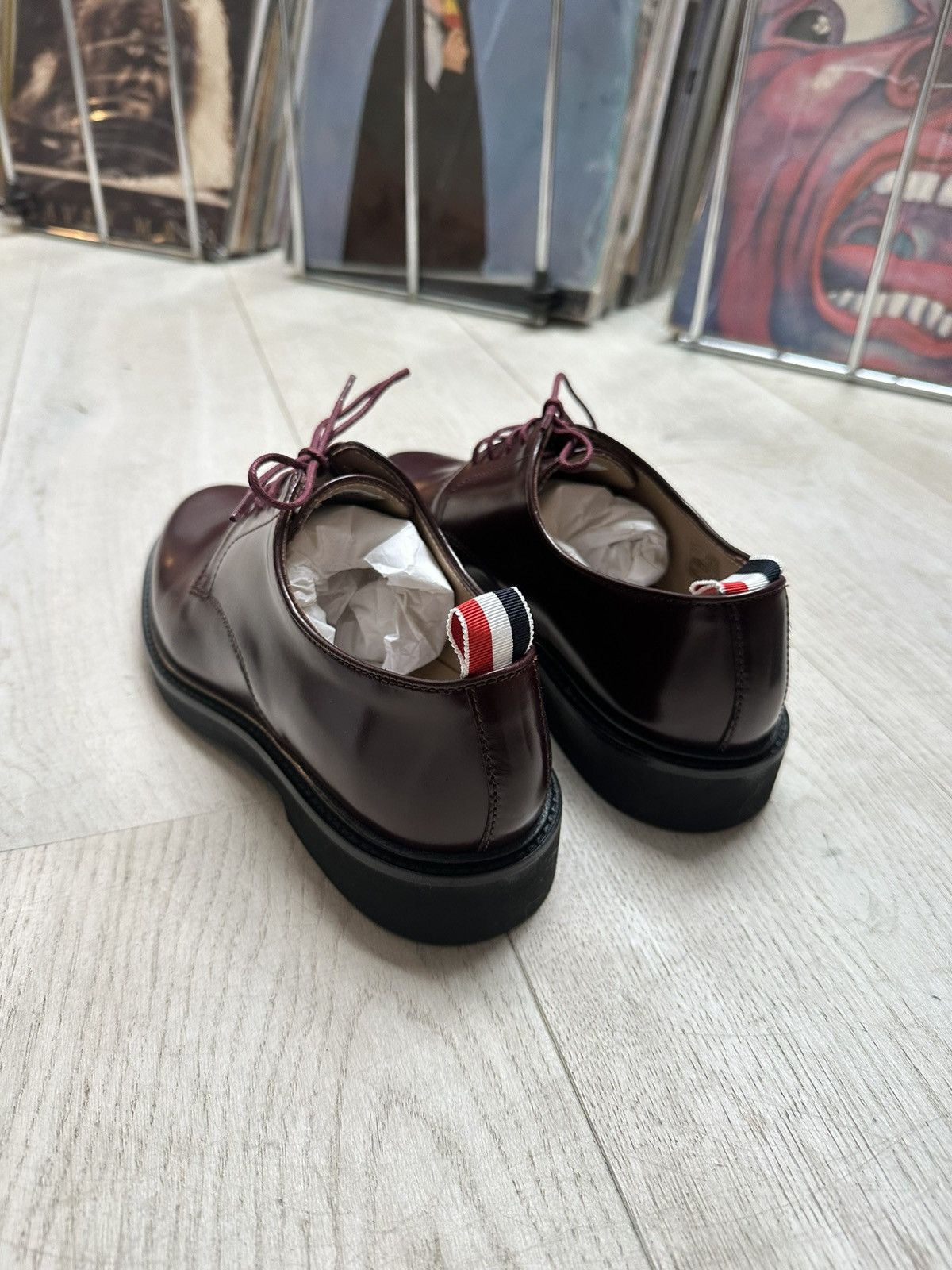 Thom Browne CALF LEATHER UNIFORM LACE UP SHOE Size US 9.5 / IT 39.5 - 3 Thumbnail