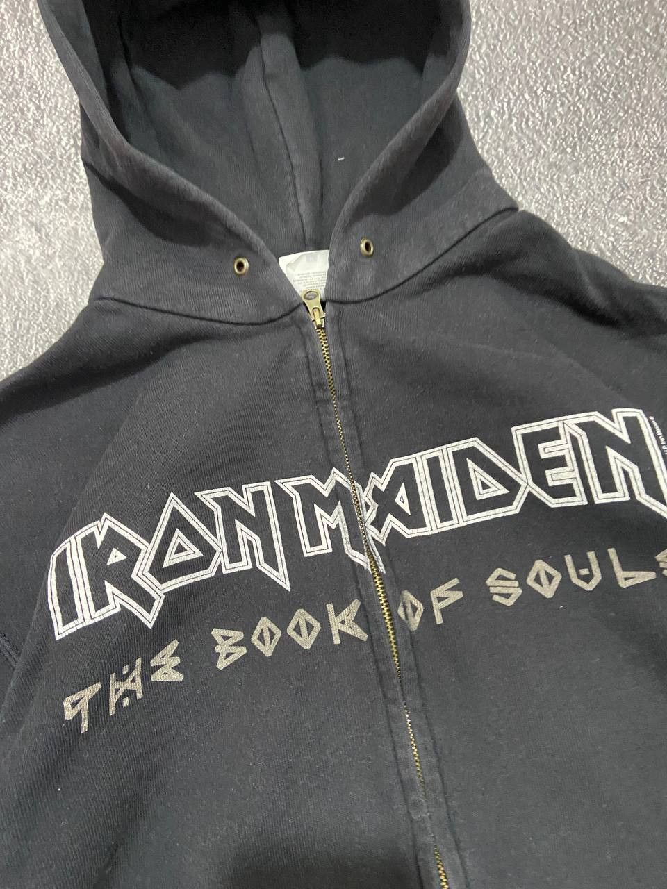 Iron Maiden Iron Maiden distressed faded zip hoodie Size US M / EU 48-50 / 2 - 3 Thumbnail
