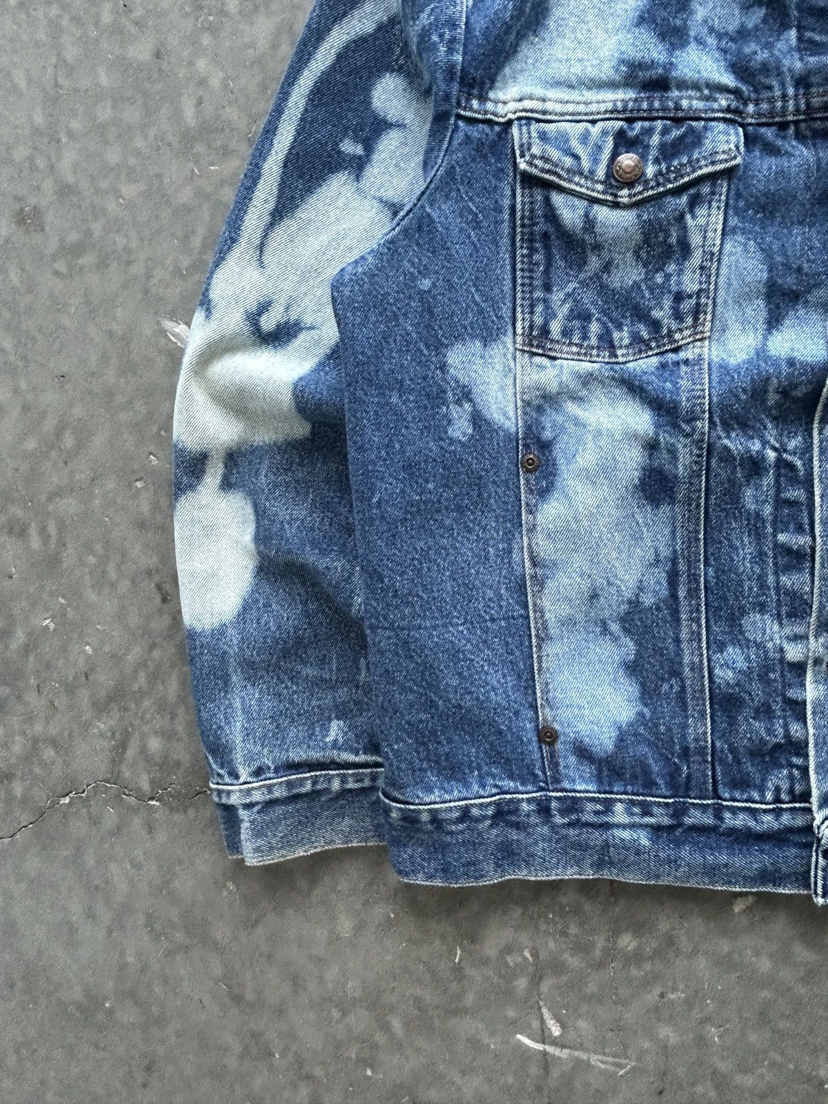 Wrangler Vintage 90s Wrangler 13oz Denim Jacket Size US L / EU 52-54 / 3 - 2 Thumbnail
