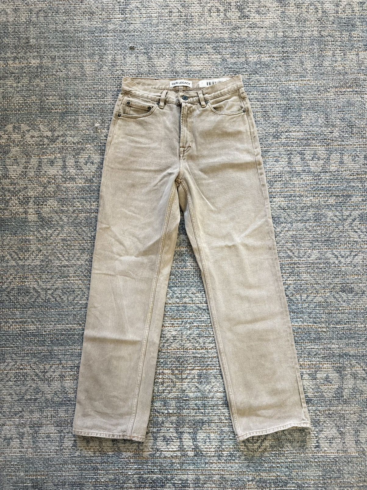 Our Legacy Our Legacy Gray Formal Cut Jeans Size US 29 - 1 Thumbnail