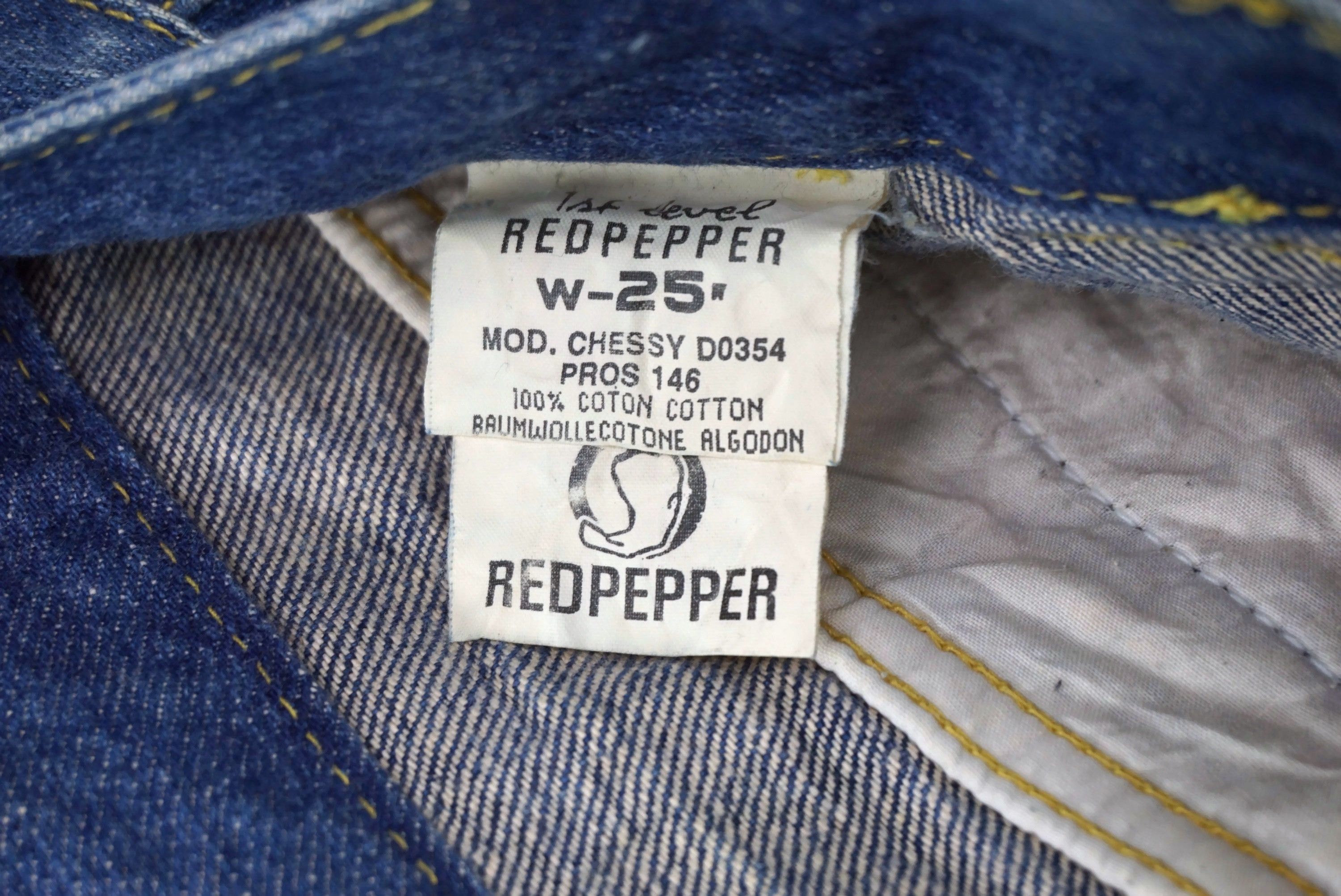 Japanese Brand Red Pepper Jeans Size 25 fit W28xL29 Low Rise Bootcut Size 25" / US 0 / IT 36 - 11 Thumbnail