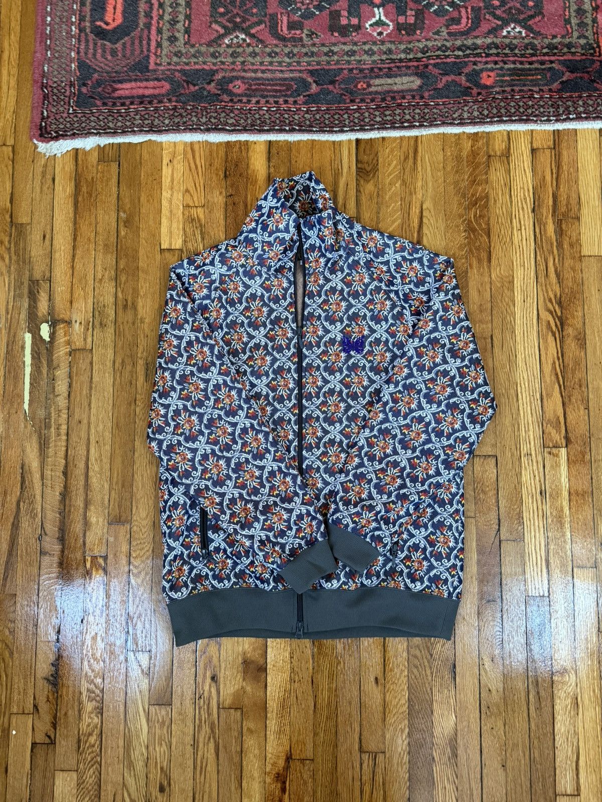 Needles Needles Japan Jacquard Track Suit Jacket Medium Size US M / EU 48-50 / 2 - 2 Thumbnail