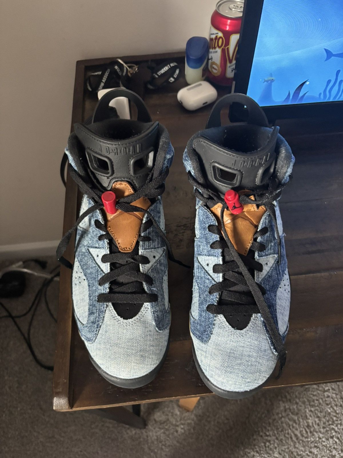 Jordan Brand Jordan 6 washed denim Size US 8.5 / EU 41-42 - 1 Thumbnail