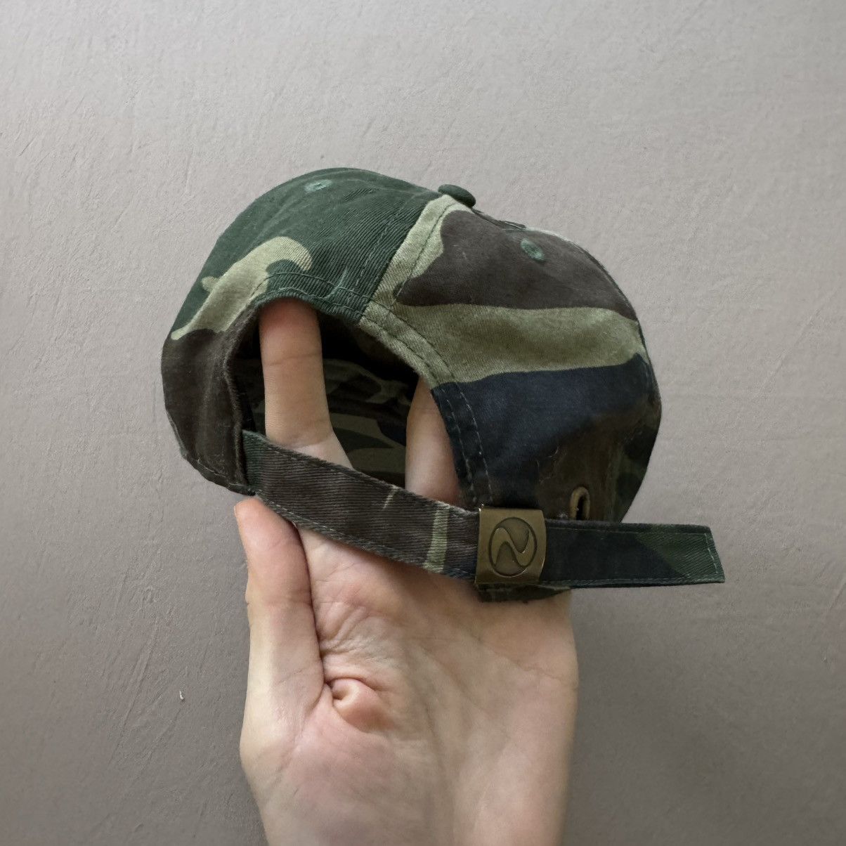 Other Grunge Y2K Rhinestone Star Patch Camo Baseball Cap Size ONE SIZE - 6 Thumbnail