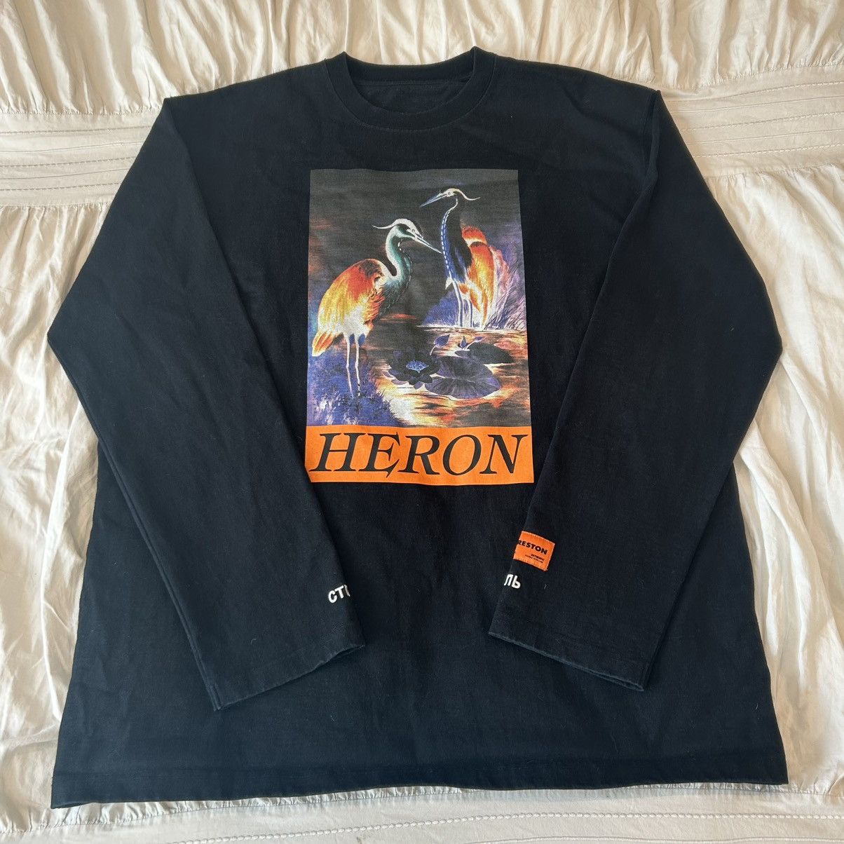 Heron Preston Black Heron Preston Long Sleeve XL Size US XL / EU 56 / 4 - 1 Thumbnail