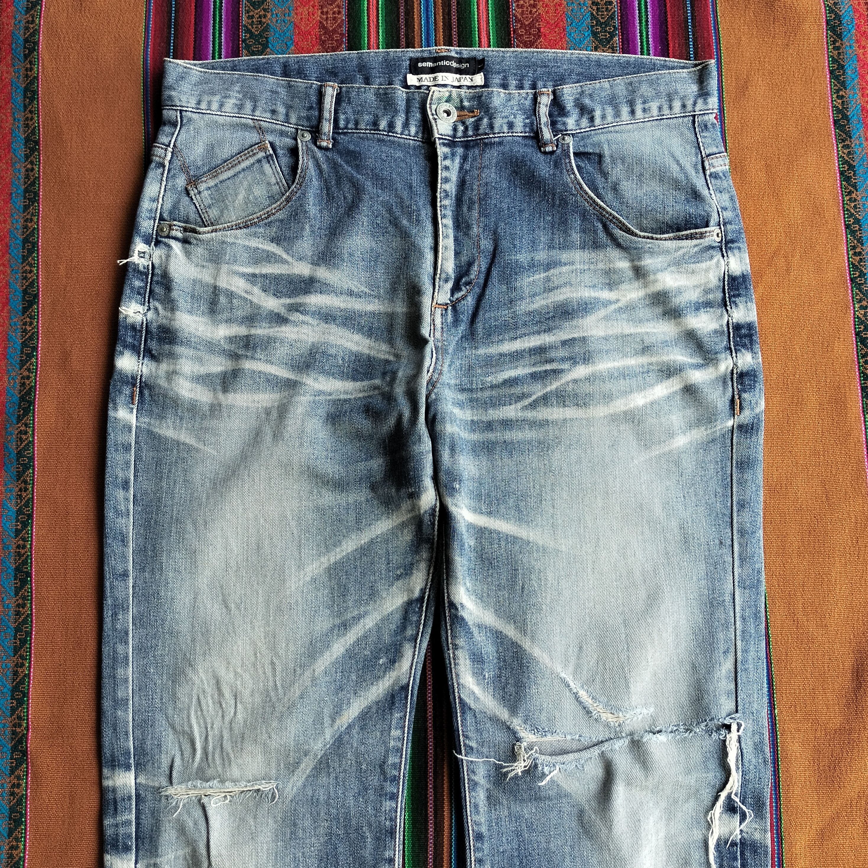 semanticdesign Semantic design japan clawmark slim jeans Size US 33 - 3 Thumbnail