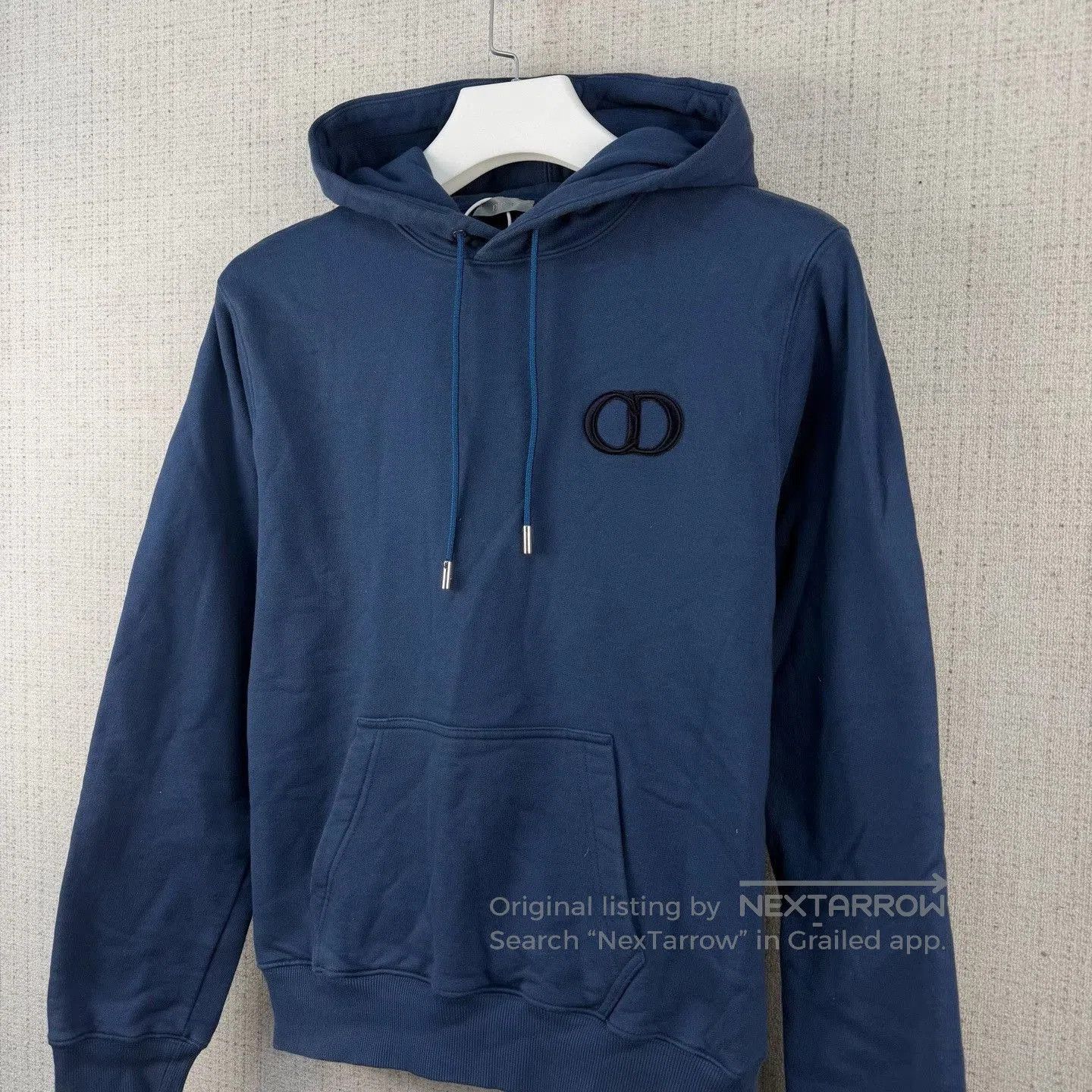 Dior DIOR Logo Embroidered Hooded Solid Sweatshirt. Size US M / EU 48-50 / 2 - 2 Thumbnail