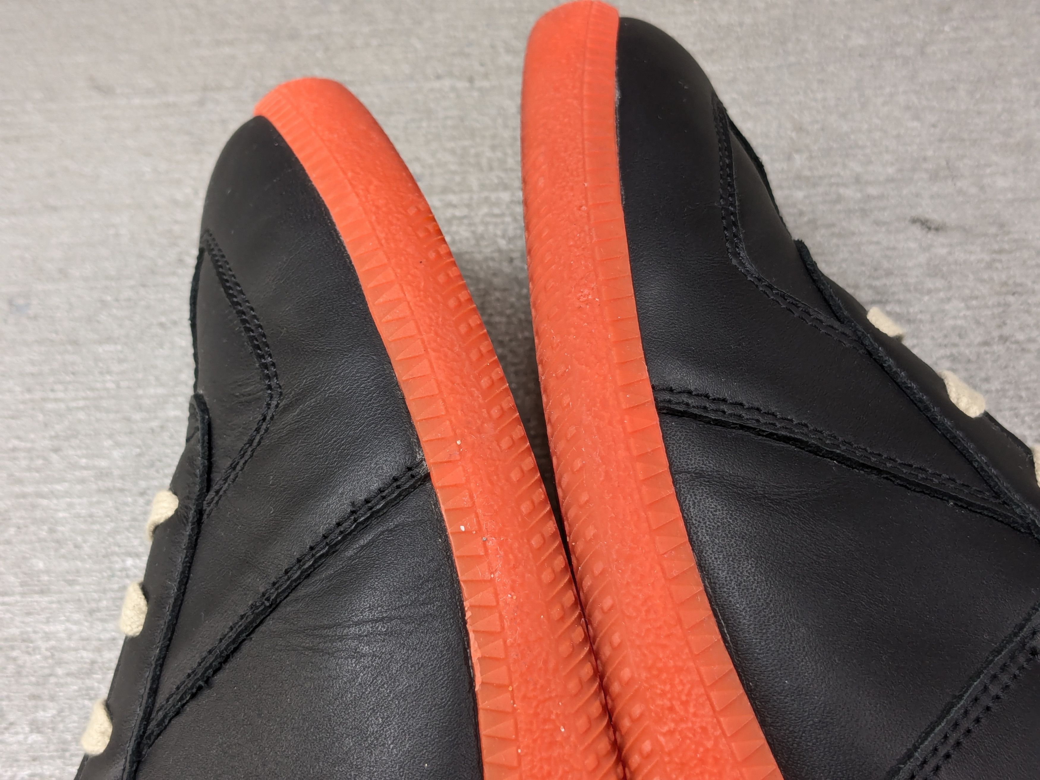 Maison Margiela Maison Margiela GAT Replica Black Orange 9 42 Leather Size US 9 / EU 42 - 9 Thumbnail