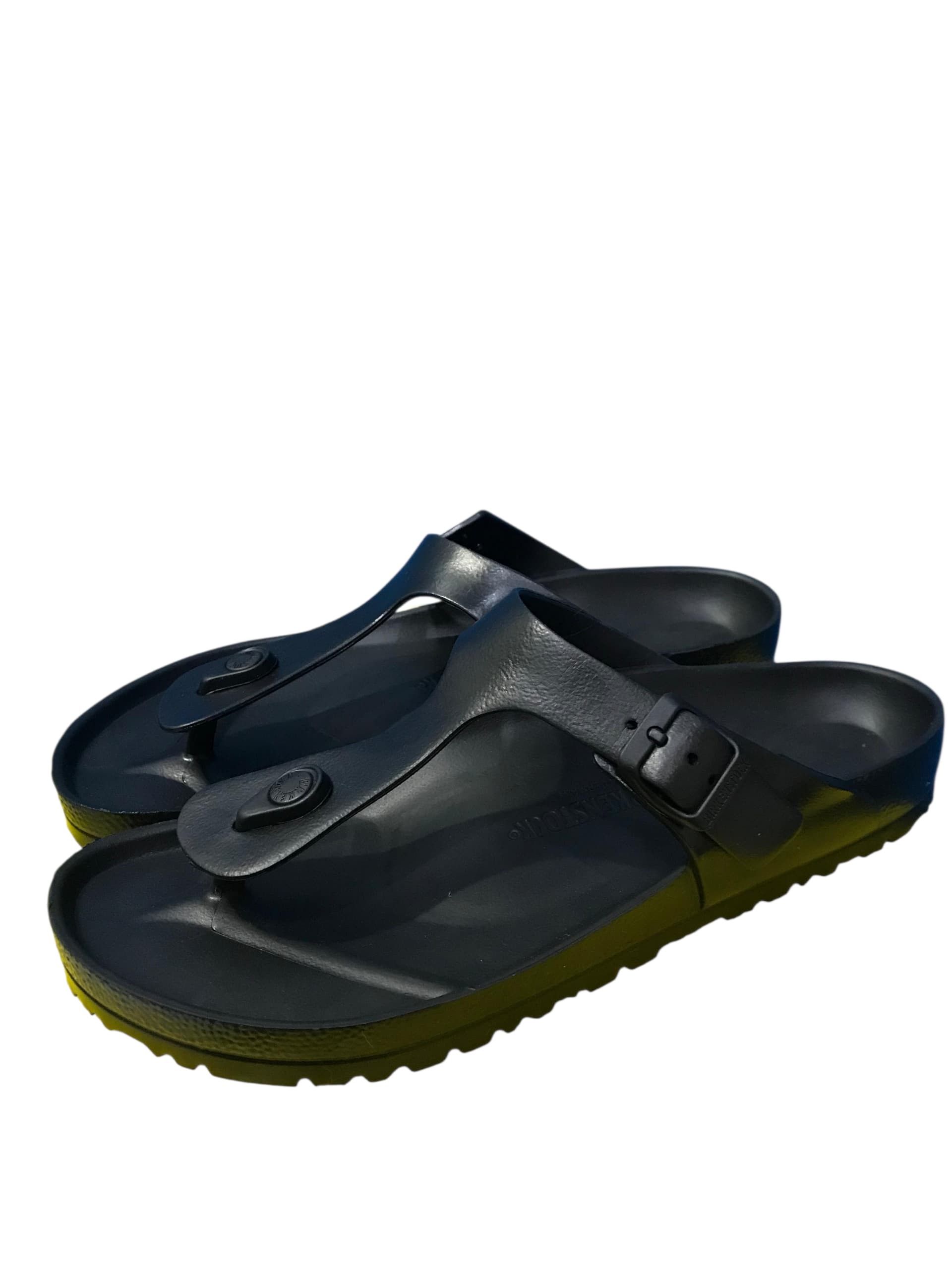 Birkenstock Birkenstock Gizeh eva Black One Strap Made in Germany Size US 9 / EU 42 - 7 Thumbnail