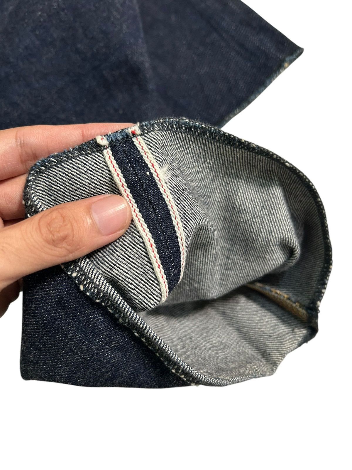 Japanese Brand × Kapital × Vintage FOB FACTORY SELVEDGE Japanese Short Denim Jeans Size US 29 - 3 Thumbnail