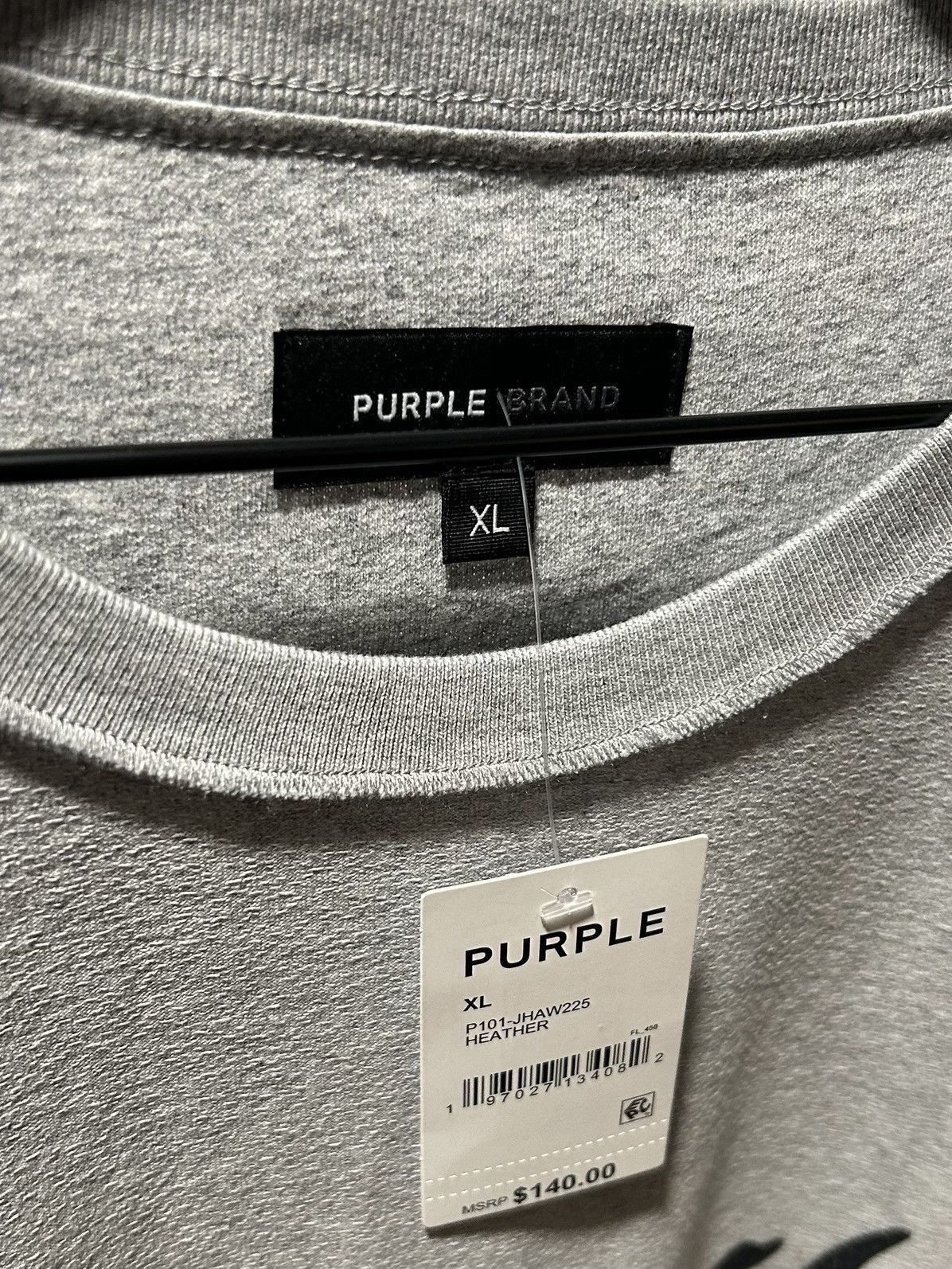Purple Brand Purple Brand Textured Inside Out Tee Size US XL / EU 56 / 4 - 3 Thumbnail