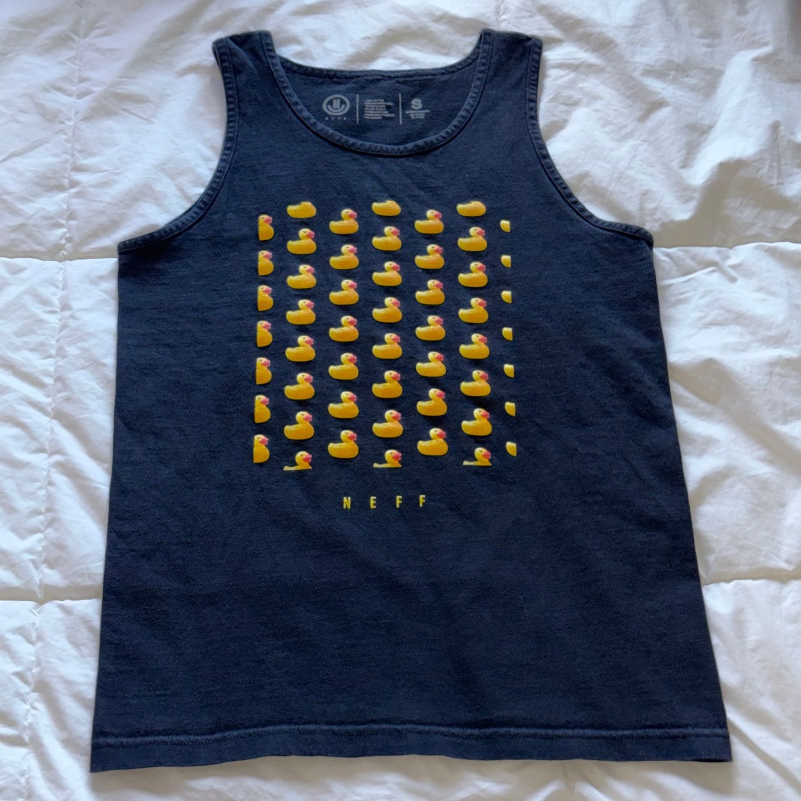 NEFF Neff Tank Top Mens Small Rubber Duck Graphic Skate Surf NWOT Size US S / EU 44-46 / 1 - 1 Thumbnail