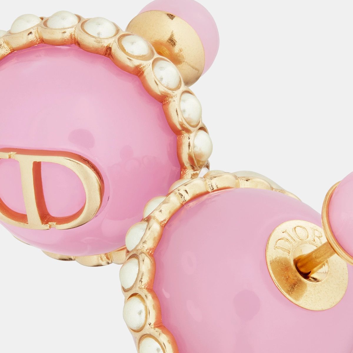 Dior o1bcso1str0126 Size:OS/Tribales Earrings in Golden/Pink Size ONE SIZE - 3 Thumbnail