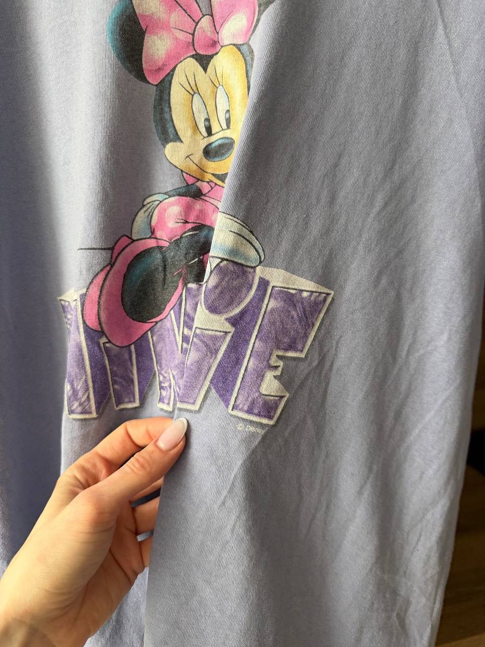 Disney Vintage 1990s Minnie Mouse Disney Graphic T Shirt Large Rare Size US XL / EU 56 / 4 - 2 Thumbnail