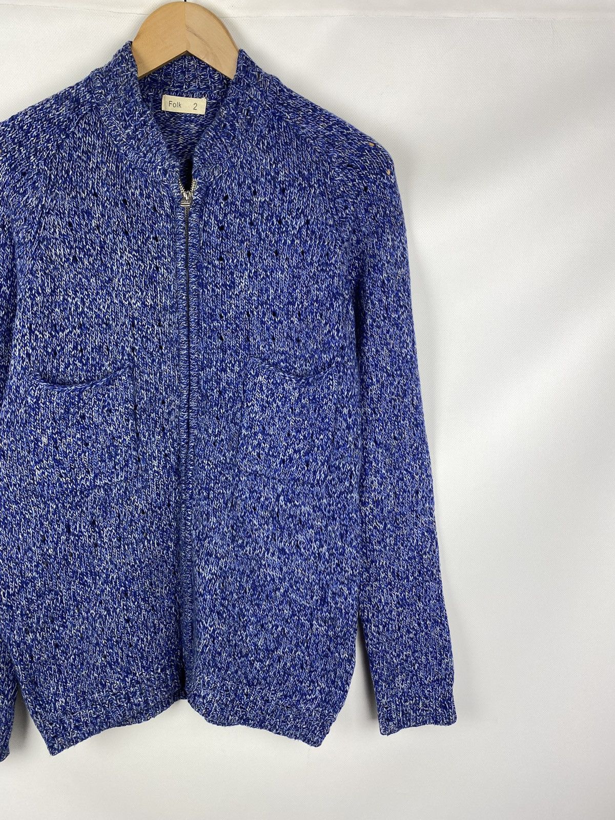 Folk Folk men’s lambswool full zip sweater size 2 Size US M / EU 48-50 / 2 - 3 Thumbnail