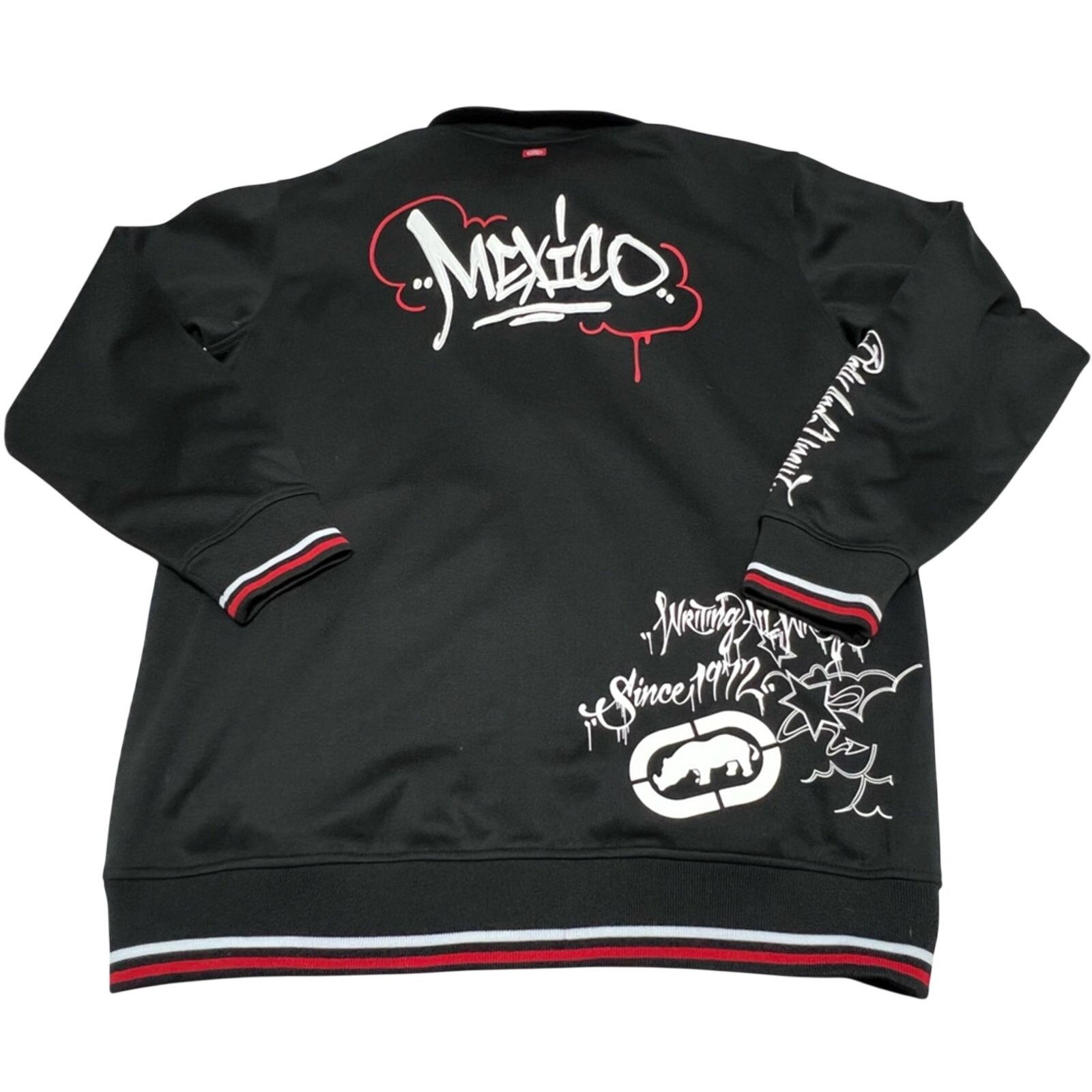 Ecko Unltd. ECKO UNLTD Mexico Day Of The Dead Zip Up Track Jacket RARE Size US L / EU 52-54 / 3 - 2 Thumbnail