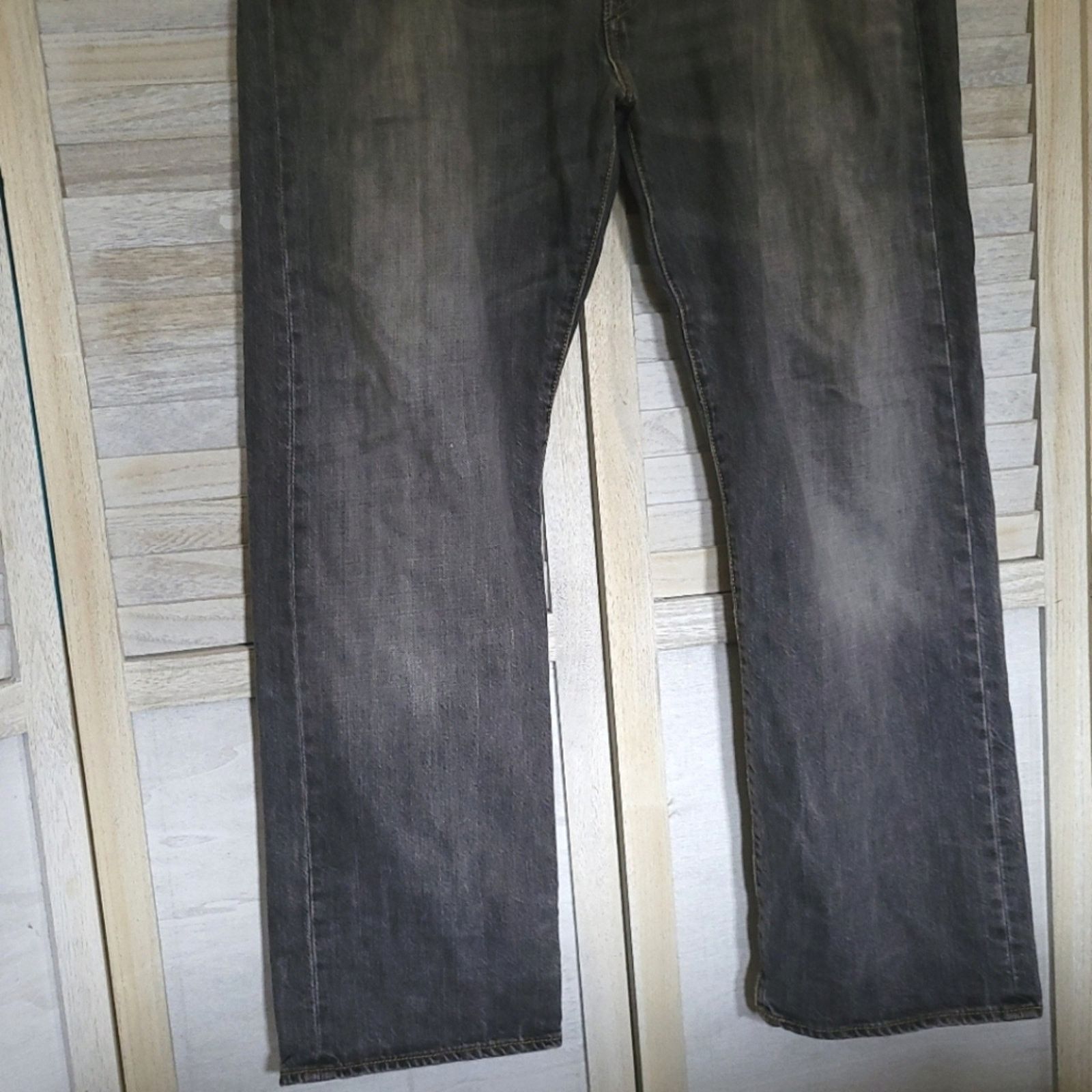 Levi's Levi's Button Fly Relaxed Mens Gray Jeans Size 36 36x29 Size US 36 / EU 52 - 6 Thumbnail