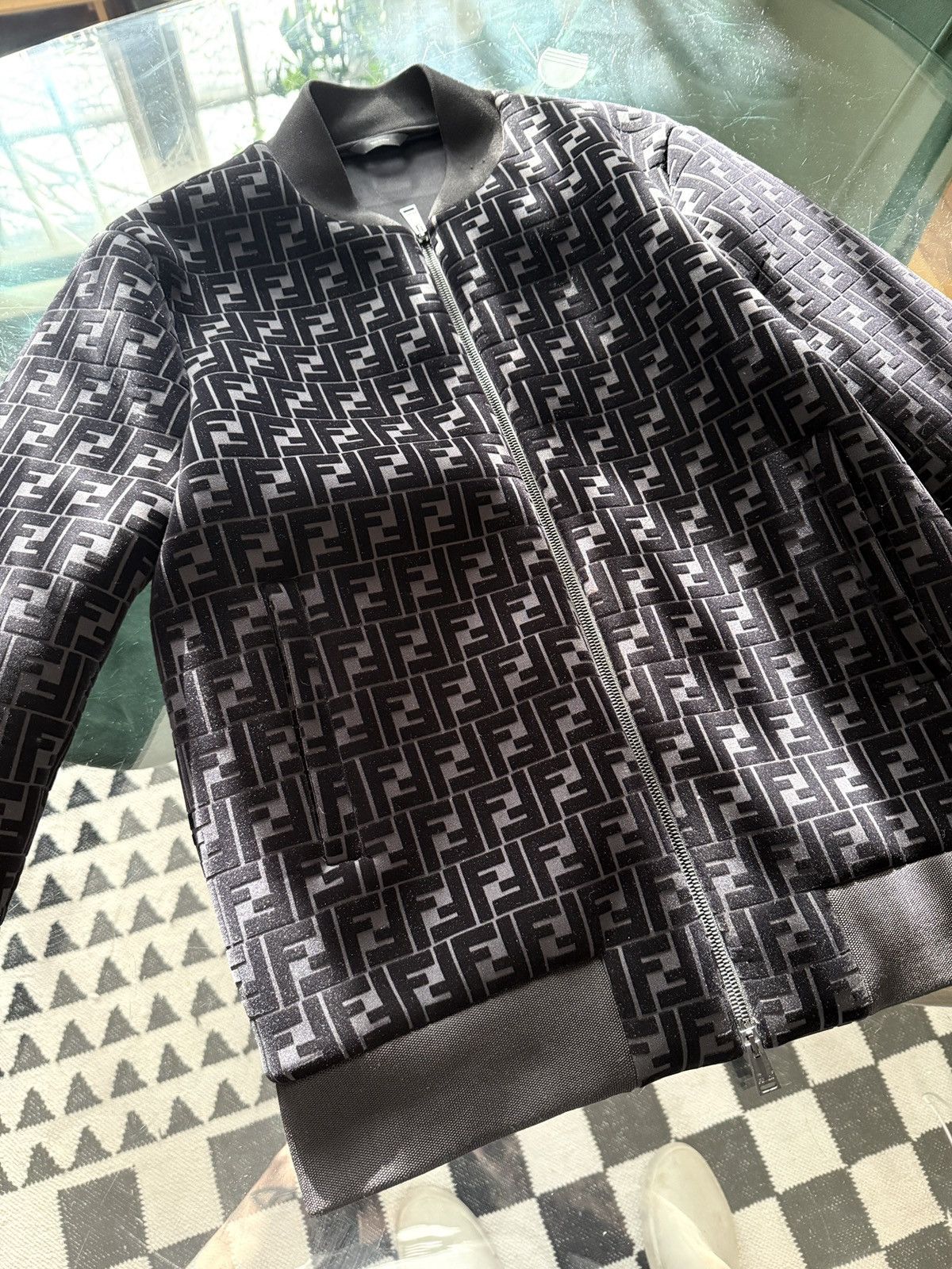 Fendi Fendi Monogram Bomber Jacket Size US S / EU 44-46 / 1 - 2 Thumbnail
