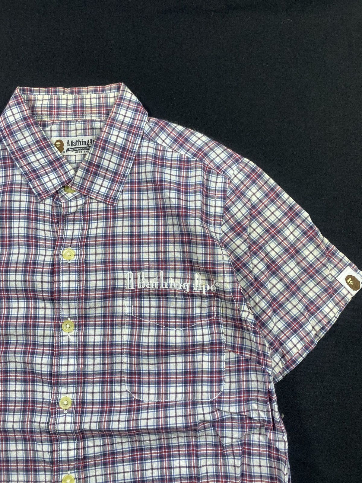 Bape Bape A Bathing Ape Tartan button up shirt Size US S / EU 44-46 / 1 - 3 Thumbnail
