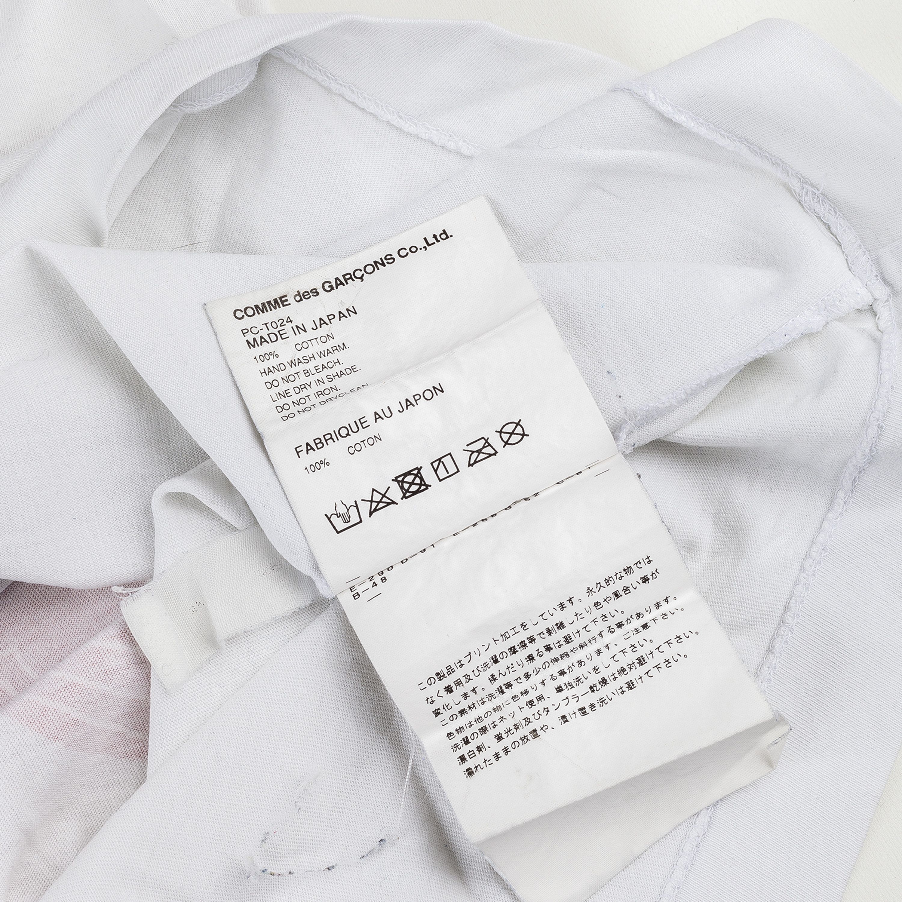 Comme des Garcons Homme Plus Comme des Garcons Homme Plus White "We Are Not Free" Shirt Size US L / EU 52-54 / 3 - 9 Thumbnail