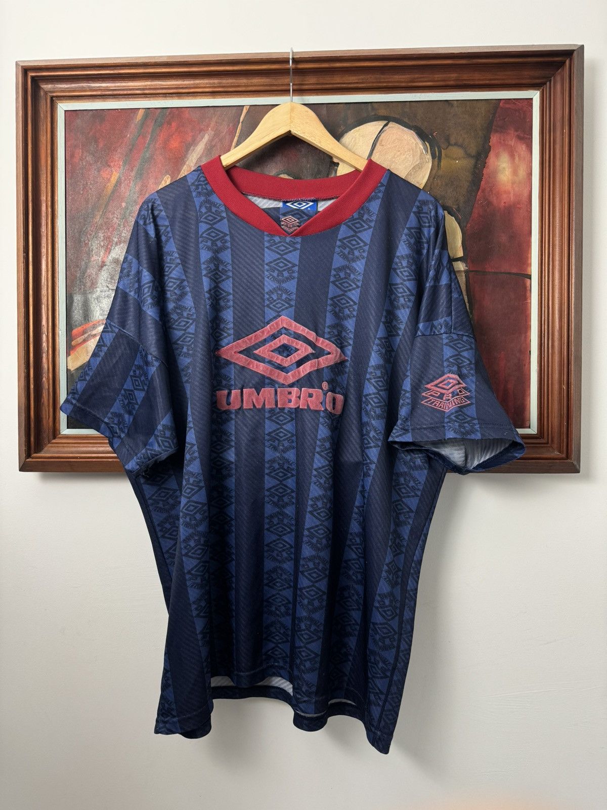 Umbro Vintage 90s Spellout Logo Rare Jersey Sport Streetwear