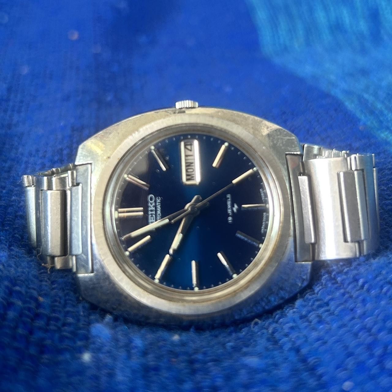 Seiko Seiko Automatic Blue Dial Watch Size 42 - 5 Thumbnail