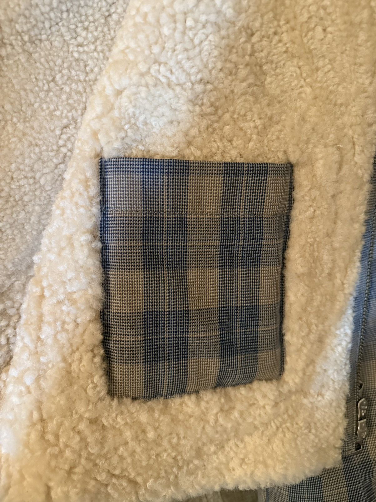 Acne Studios Acne Studios Checked Shearling Aviator Jacket Size US S / EU 44-46 / 1 - 7 Thumbnail
