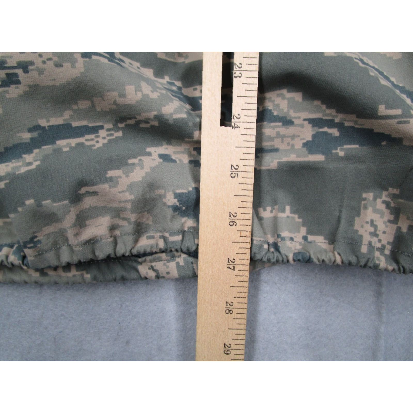 Industrie Tennier Industries Jacket Men S Short Green Tiger Stripe Camo Parka Nylon Size US 29 - 7 Thumbnail
