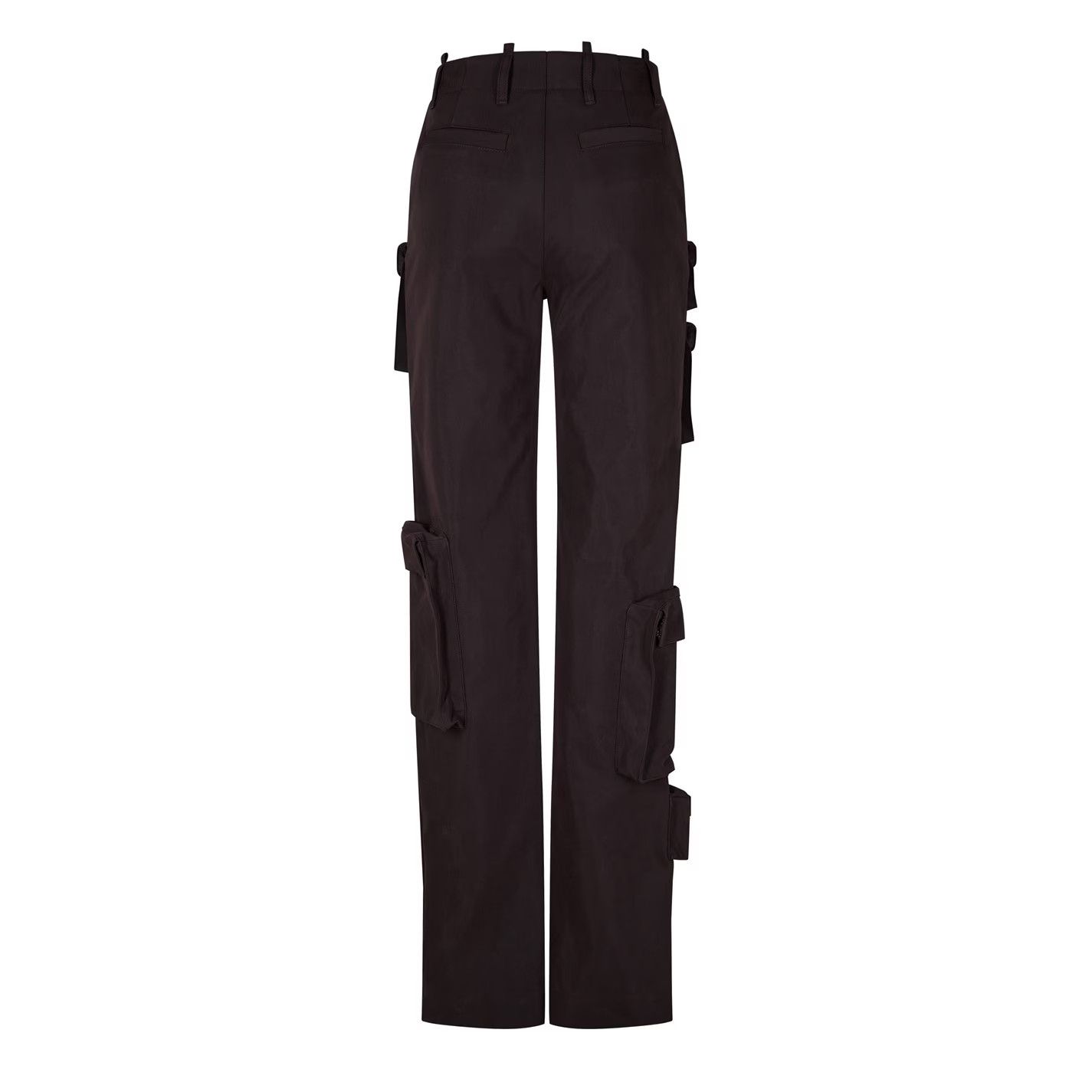 Off-White o1g2r1mq1224 Cargo Trouser in Chocolate Brown Size 25" / US 0 / IT 36 - 2 Thumbnail