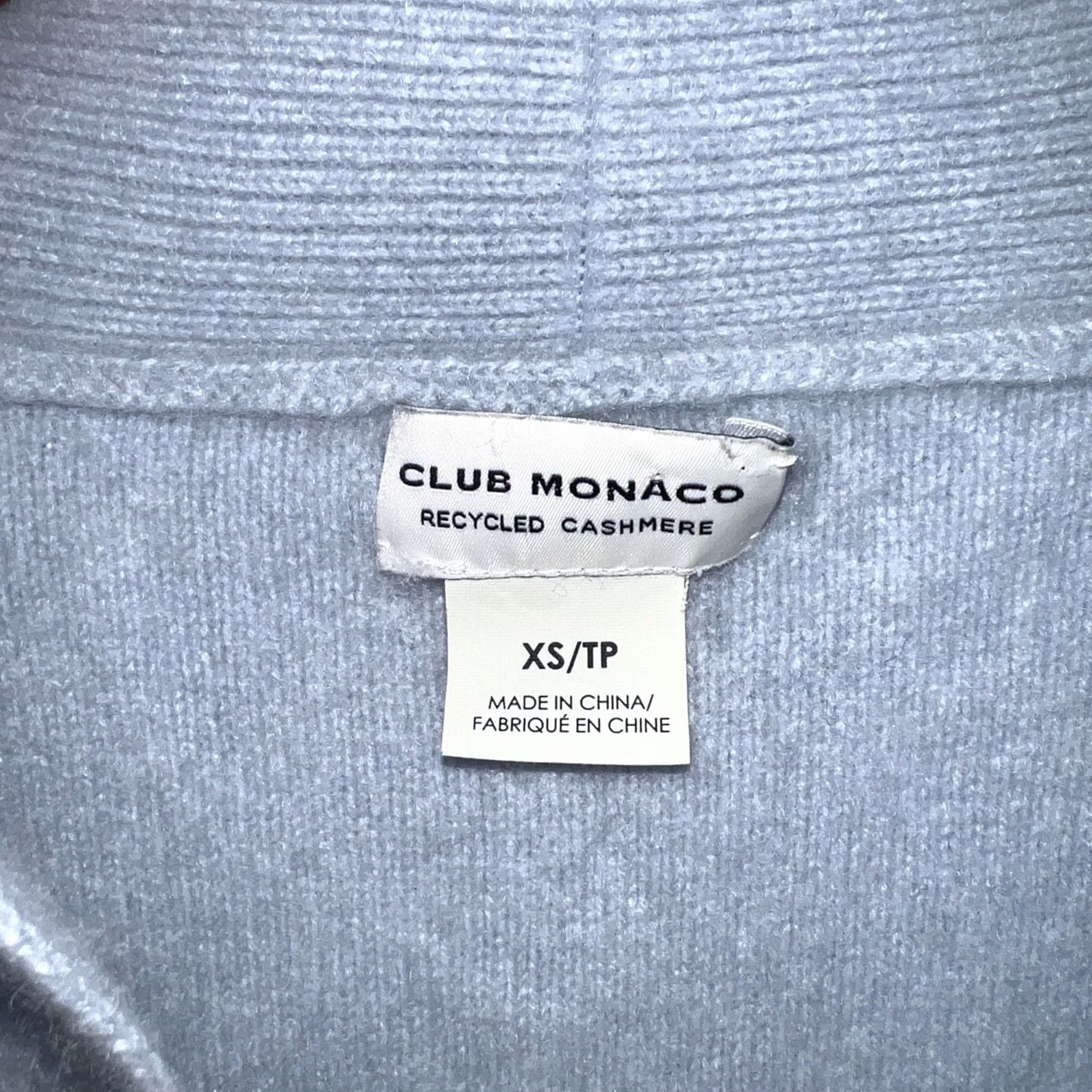 Club Monaco VINTAGE Club Monaco Cashmere Blue Sweater Womens Size XS Size XS / US 0-2 / IT 36-38 - 3 Thumbnail